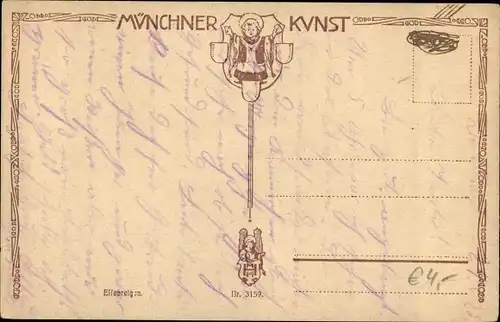 Künstler Ak Elfenreigen, Mond, Münchener Kunst Nr 3159