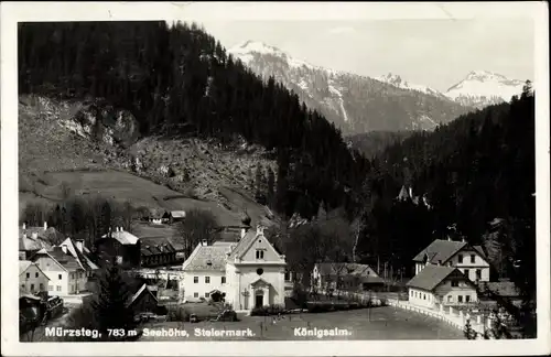 Ak Mürzsteg Steiermark, Königsalm, Kirche