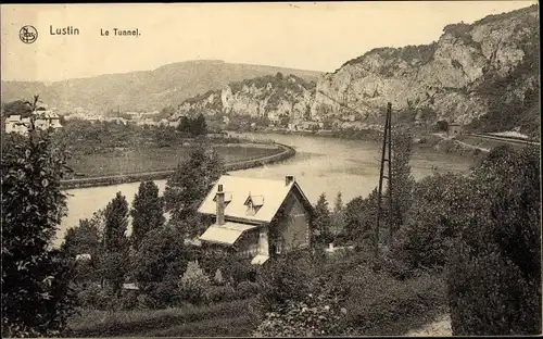 Ak Lustin Profondeville Wallonien Namur, Le Tunnel