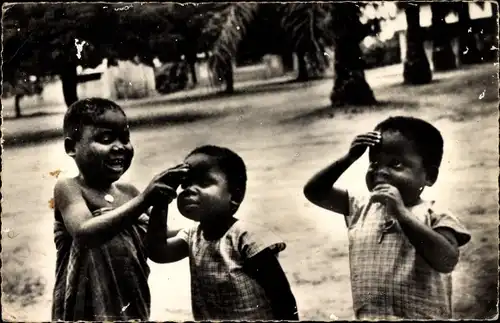 Ak Kindamba Französisch Kongo, Afrikanische Kinder 