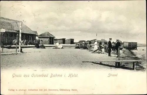 Ak Dahme in Ostholstein, Strandpartie