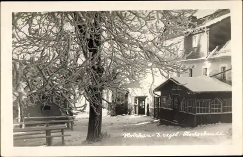 Foto Ak Holzhau Rechenberg Bienenmühle Erzgebirge, Fischerbaude