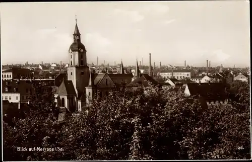 Ak Meerane in Sachsen, Kirche, Stadt