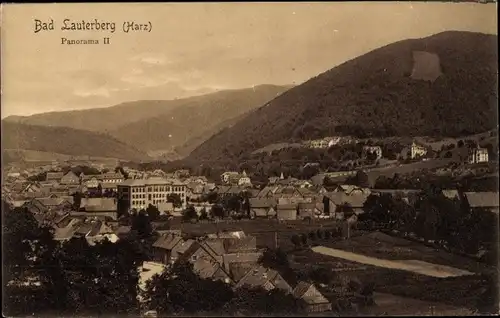 Ak Bad Lauterberg im Harz, Panorama, Wohnhäuser, Berge