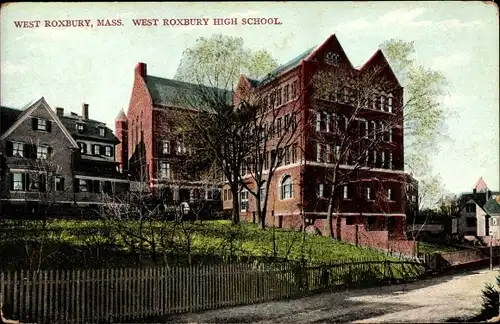 Ak West Roxbury Massachusetts USA, High School