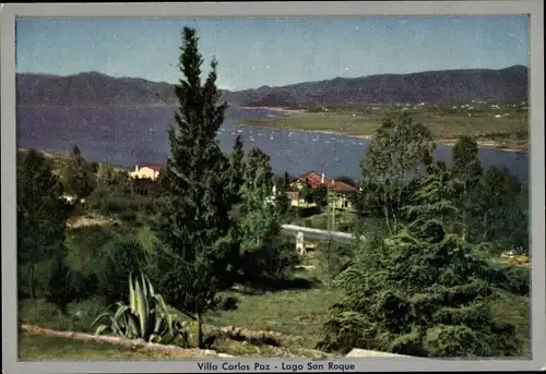 Ak Sierras de Cordoba Argentinien, Villa Carlos Paz con Lago San Roque