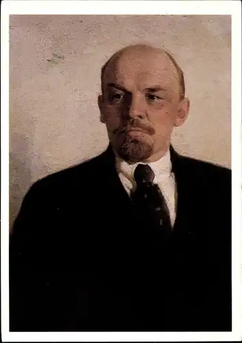 Künstler Ak Wladimir Iljitsch Lenin, Russischer Revolutionär, Portrait