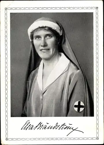 Ak Elsa Brandström, Portrait, Krankenschwester, Engel von Sibirien