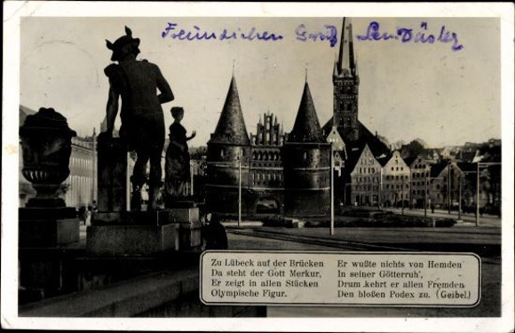 10 alte Ansichtskarten Lübeck in Schleswig Holstein