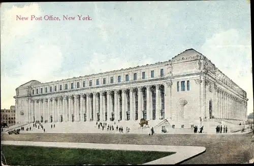 Ak New York City USA, New Post Office