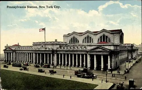 Ak New York City USA, Pennsylvania Station