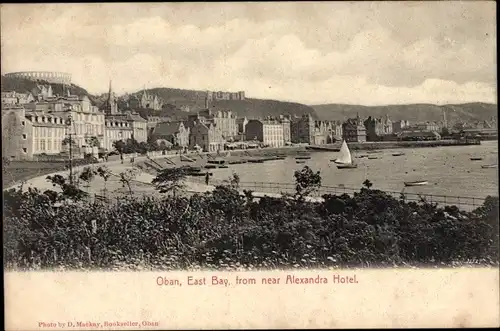 Ak Oban Schottland, East Bay, from near Alexandra Hotel