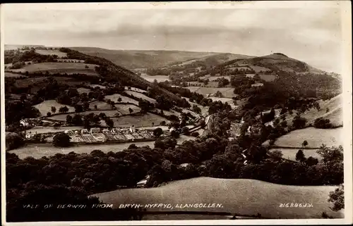 Ak Llangollen Wales, Vale of Berwyn from Bryn-Hyfryd