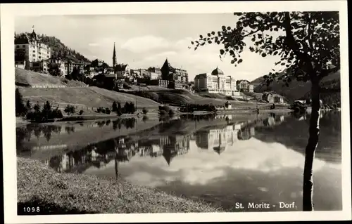 Ak Saint Maurice Sankt Moritz Elsass Bas Rhin, Dorfansicht, Ufer
