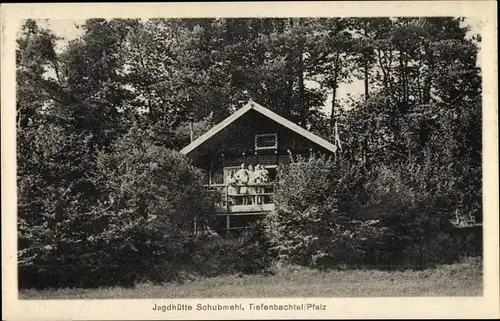 Ak Lorch im Rheingau Hessen, Jagdhütte Schubmehl 