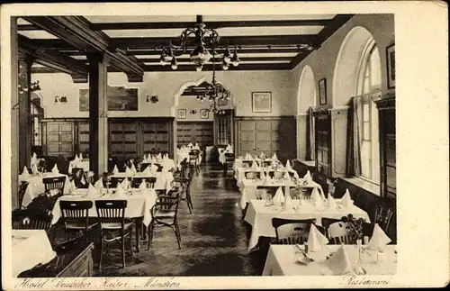 Ak München Bayern, Hotel Deutscher Kaiser, Bes. Jos. Stengel