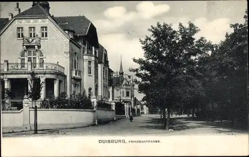 Ak Duisburg im Ruhrgebiet, Prinzenstraße