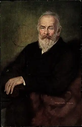 Künstler Ak Firle, Walther, Prinzregent Luitpold von Bayern