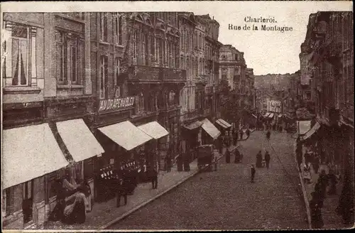 Ak Charleroi Wallonien Hennegau, Rue de la Montagne