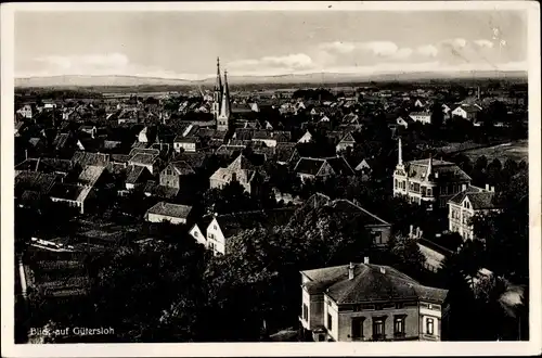 Ak Gütersloh in Westfalen, Ortsansicht 