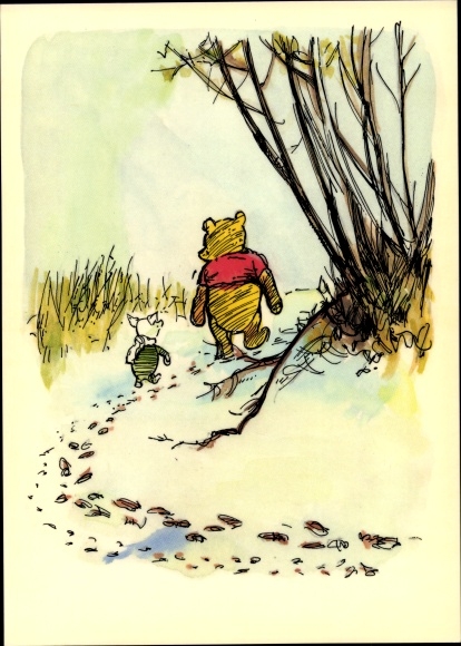 Ak Pu der Bär, Winnie the Pooh, Ferkel Nr. 2136286 ...