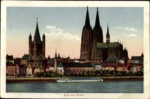 10 alte Ansichtskarten Köln am Rhein, Diverse Ansichten
