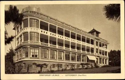 Ak Lutterbach Elsass Haut Rhin, Sanatorium Lalance