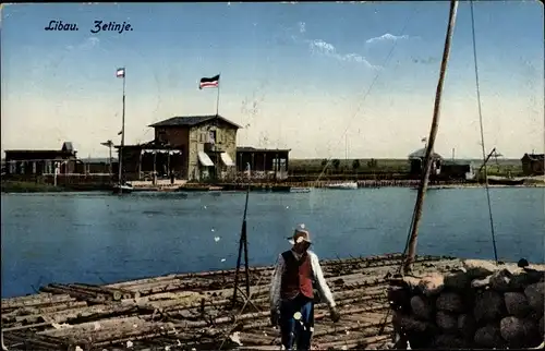 Ak Liepaja Libau Lettland, Zetinje, Floß