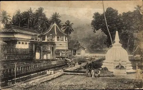 Ak Kandy Ceylon Sri Lanka, Sri Dalada Maligawa, Tempel