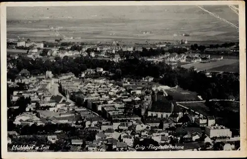 Ak Mühlendorf am Inn, Ortsansicht 