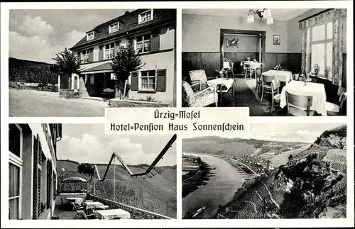 Ak Ürzig an der Mosel, Hotel Pension Haus Sonnenschein 