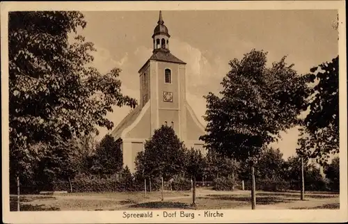 Ak Burg im Spreewald, Kirche 