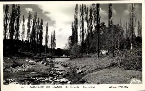 Ak Córdoba Argentinien, Balneario Rio Grande