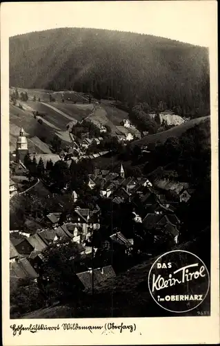 Ak Wildemann Clausthal Zellerfeld im Oberharz, Ortsansicht 