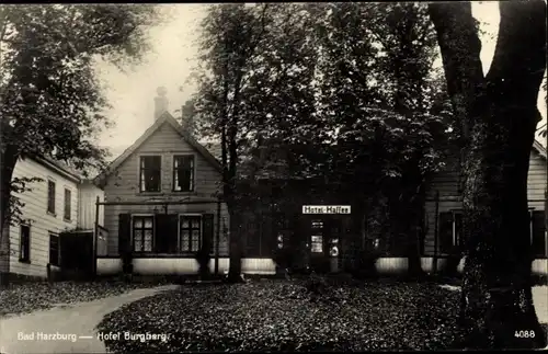 Ak Bad Harzburg in Niedersachsen, Hotel Burgberg