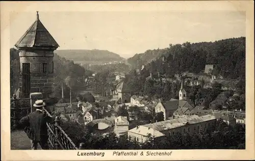 Ak Luxemburg, Pfaffenthal und Siechenhof