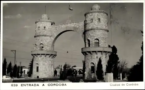 Ak Córdoba Argentinien, Entrada a Córdoba