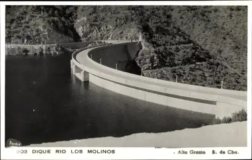 Ak Los Molinos Córdoba Argentinien, Dique Rio