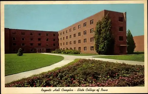 Ak Cedar Falls Iowa USA, Regents Hall Complex, State College of Iowa