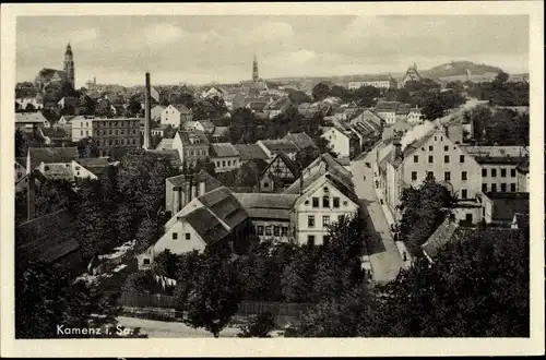 Ak Kamenz Sachsen, Stadtpanorama