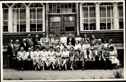 Foto Ak Elbingerode Oberharz am Brocken, Gruppenfoto 