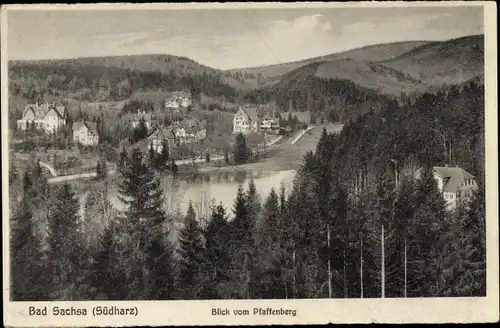 Ak Bad Sachsa in Niedersachsen, Blick vom Pfaffenberg