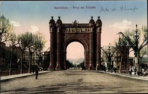 Ak Barcelona Katalonien, Arco de Triunfo