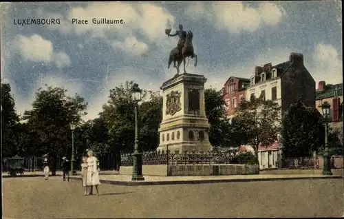 Ak Luxemburg, Place Guillaume