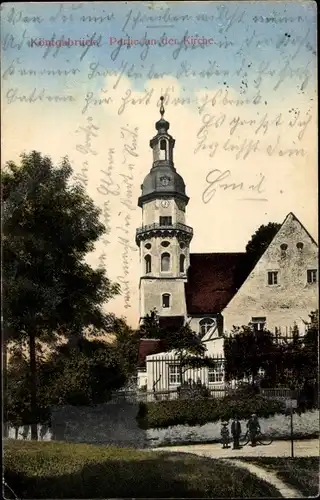 Ak Königsbrück in der Oberlausitz, Kirche