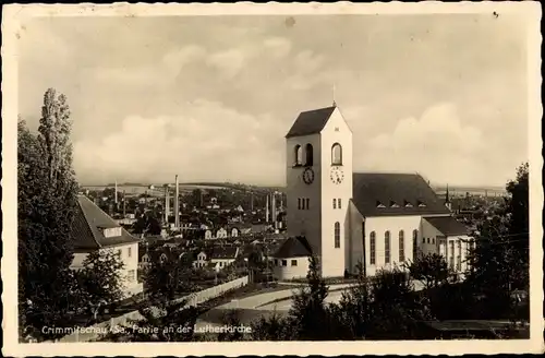 Ak Crimmitschau in Sachsen, Lutherkirche