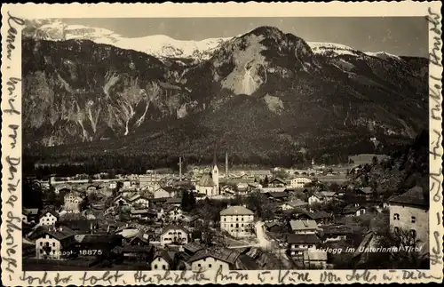 Ak Brixlegg in Tirol, Unterinntal, Ort, Berge, Kirche