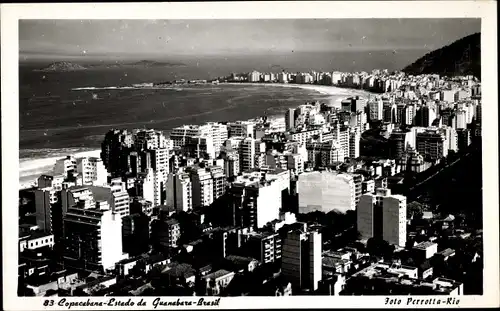 Ak Copacabana Rio de Janeiro Brasilien, Estado da Guanabara Brasil, Hochhäuser