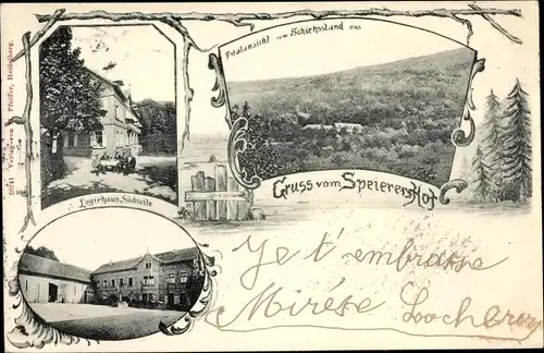 Ak Heidelberg am Neckar, Speierers Hof, Logierhaus, Totalansicht 