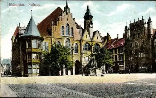 10 alte Ak Hildesheim in Niedersachsen, diverse Ansichten